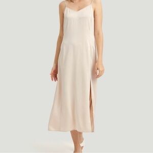 Nap Loungewear Side Slip Slit Dress